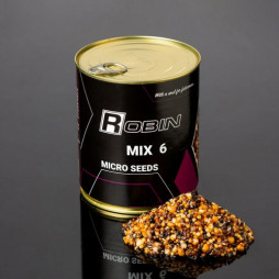 Зерновий мікс ROBIN MIX-6 Micro Seeds 900 ml ж/б