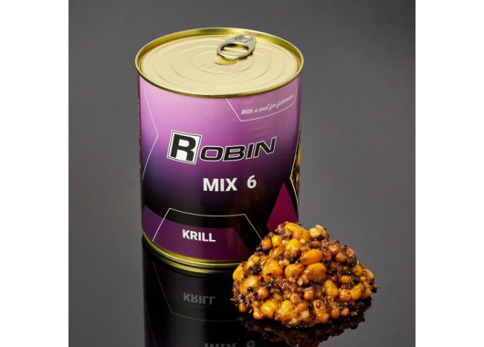 Зерновой микс ROBIN MIX-6 Krill  900 ml. ж/б