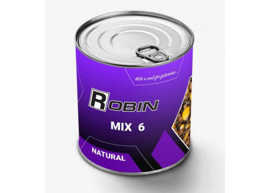 Зерновой микс ROBIN MIX-6 Natural 900 ml ж/б